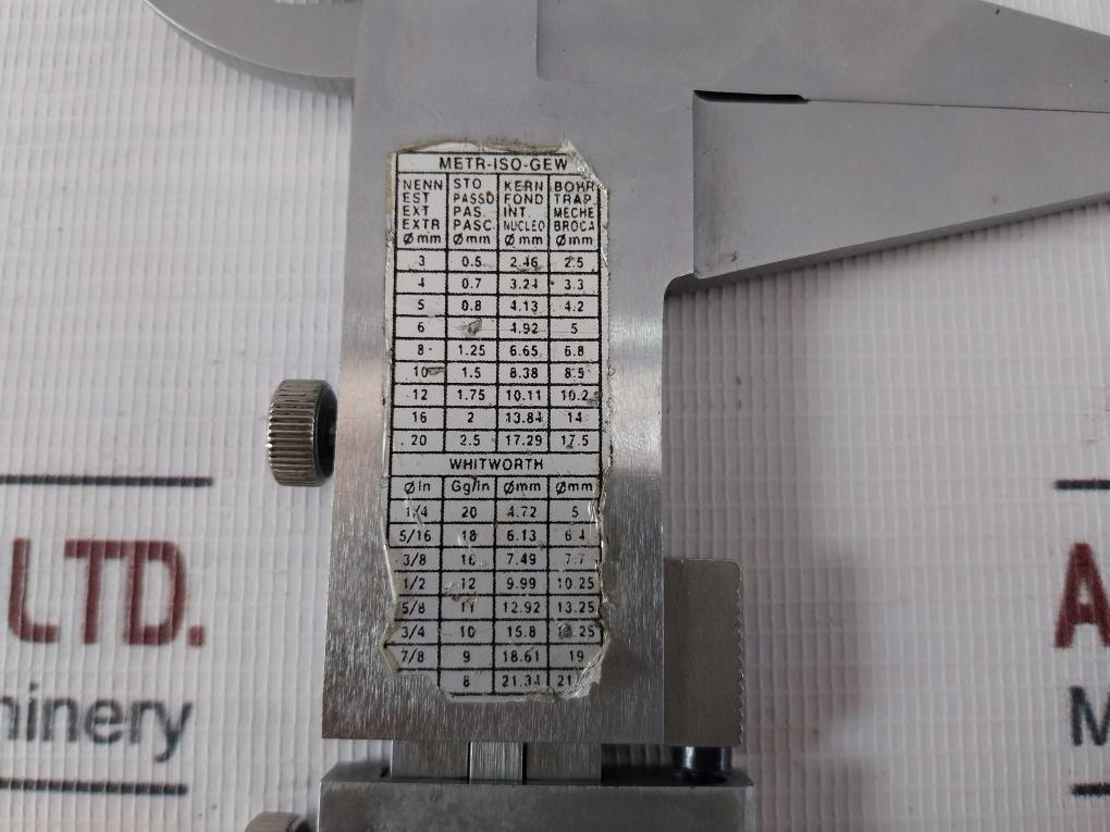 Seb 0.02Mm Hardened Steel Caliper Sl 201306011512 0-25 1/1000 In