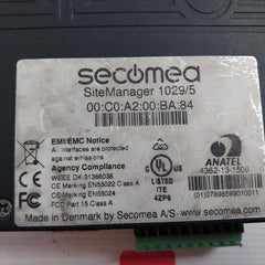 Secomea Se1029 Site Manager 1029/5 Dc 12-48V