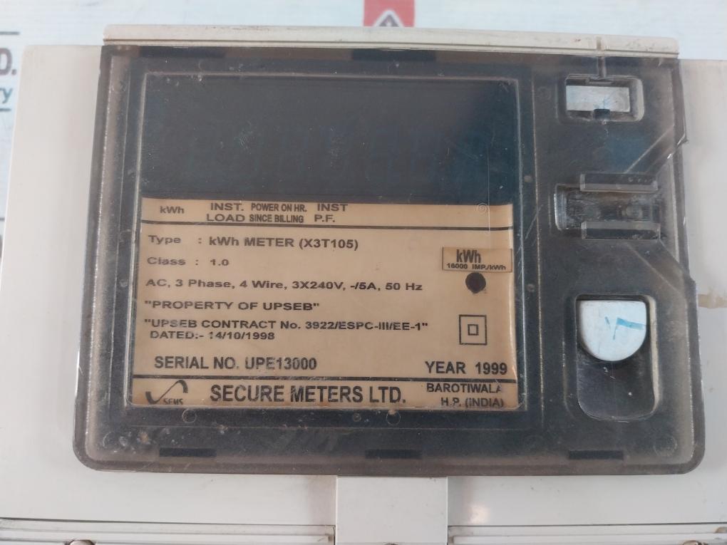 Secure Meter Kwh Meter (X3T105)
