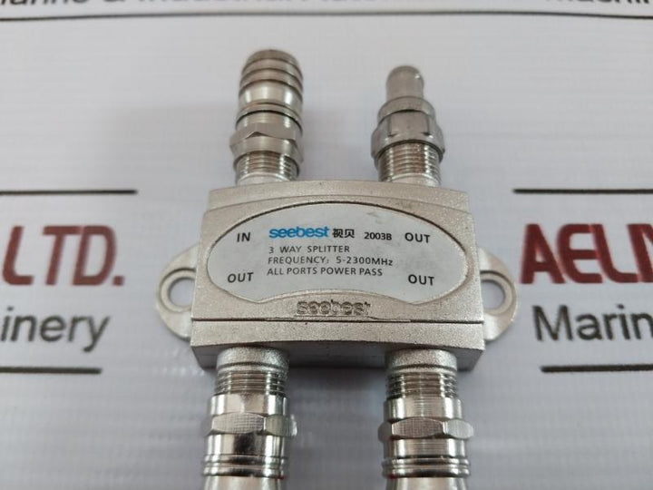 Seebest 2003B 3-way Splitter/ Distributor, 5-2300Mhz