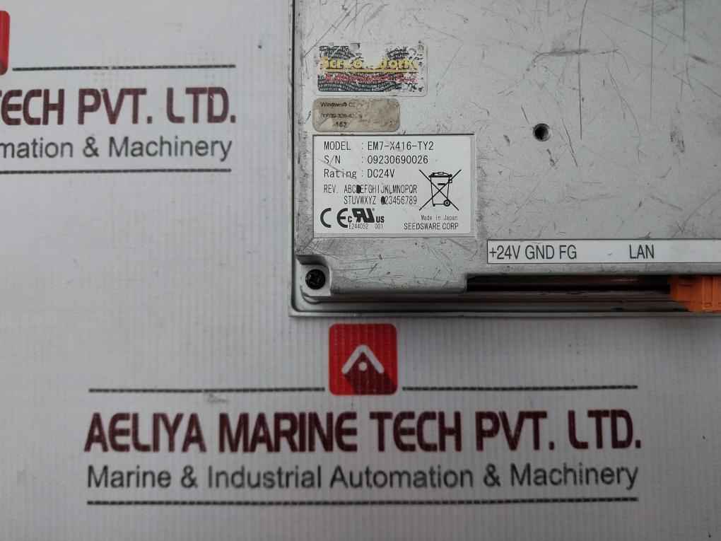 Seedsware Em7-x416-ty2 Operator Interface Graphic Display Panel (not Working)