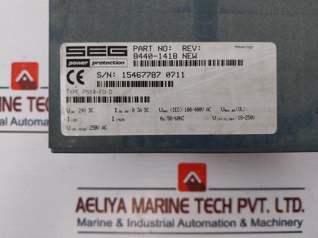 Seg 8440-1418 Power Protection Module Psy4-fu-d