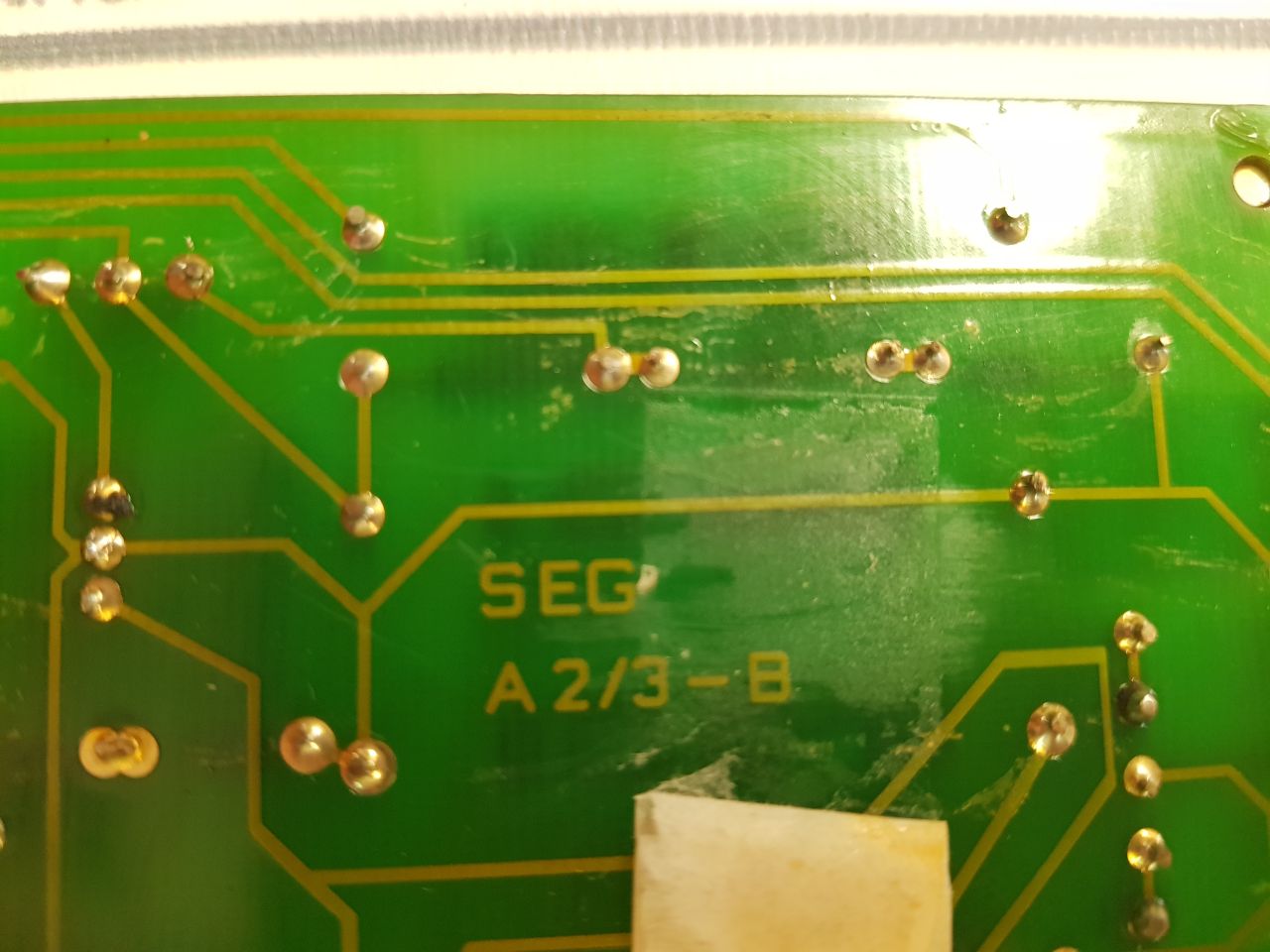 Seg A2/3-B Circuit Board 80233074-005