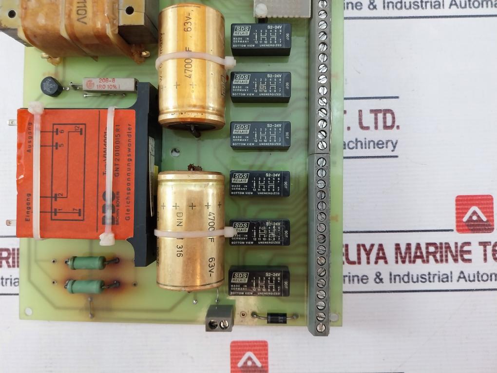 Seg Brown Boveri A20 B1 Printed Circuit Board