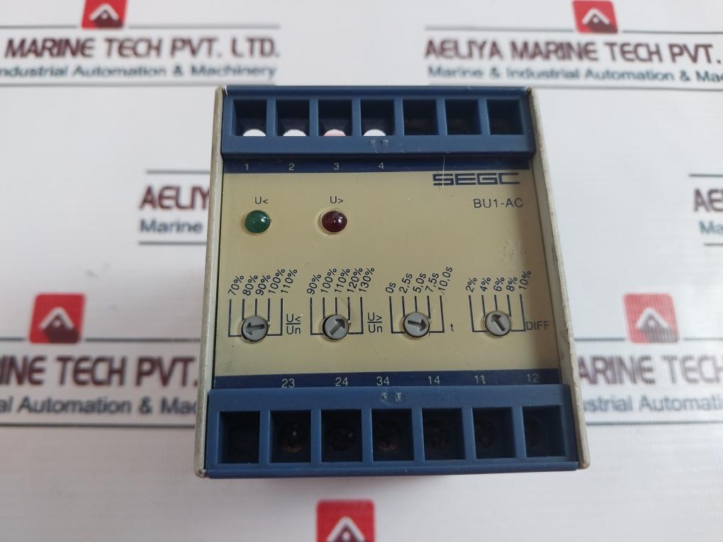 Segc Bu1-ac-uo-110 Under Voltage Monitoring Relay 110Vac
