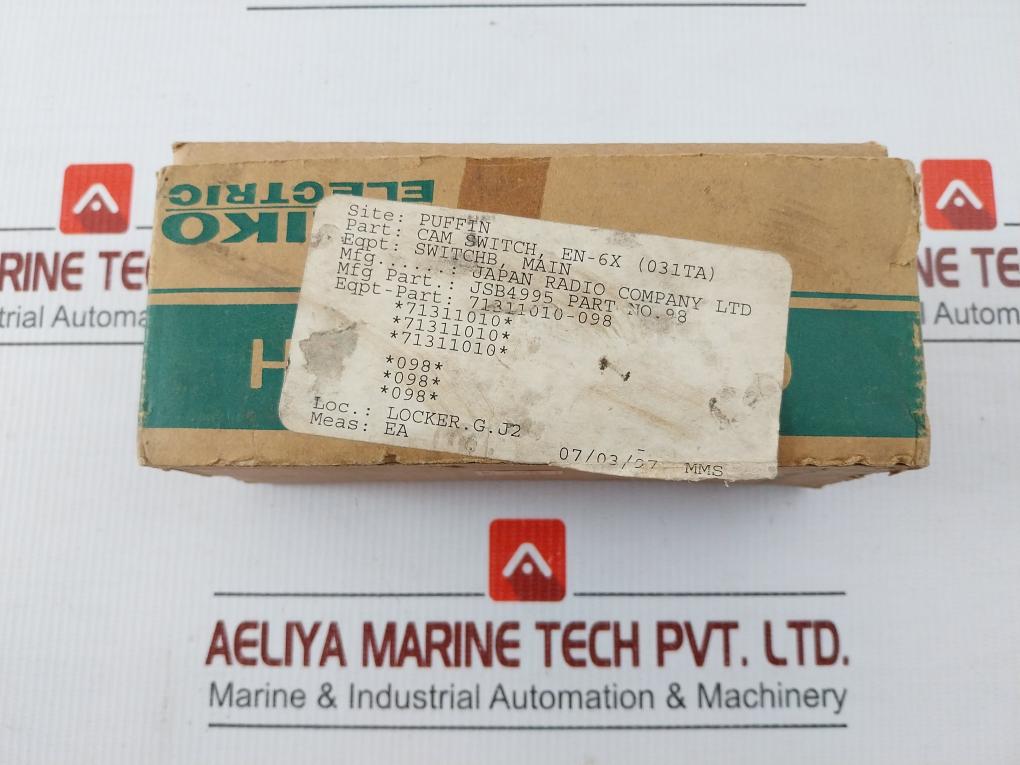 En-6X 031Ta Rotary Cam Switch 600V Seiko Electric