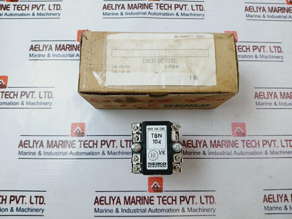 Seiko Electric Tbn 104 Vk Control Switch 10A 600V