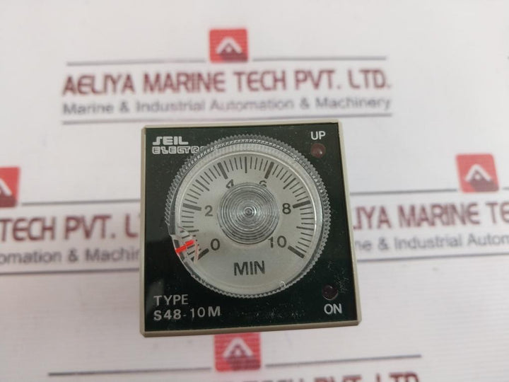Seil Electron S48-10M2 Timer 0-10 Min, 5A 250 Vac