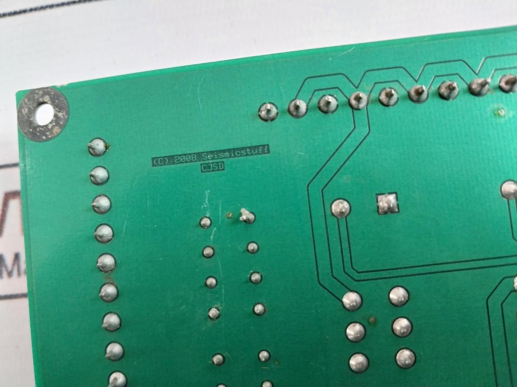 Seismic Stuff 14-02-0001 PCB Card
