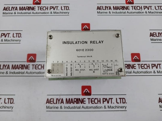 Selco 601e 2300 Pc Board Module Of Insulation Relay Terminal Block