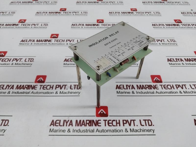 Selco 601e 2300 Pc Board Module Of Insulation Relay Terminal Block