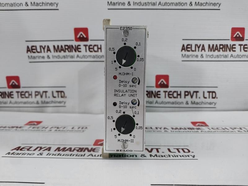 Selco E2350 Time Delay Insulation Relay Unit 0-10 Sec E2357