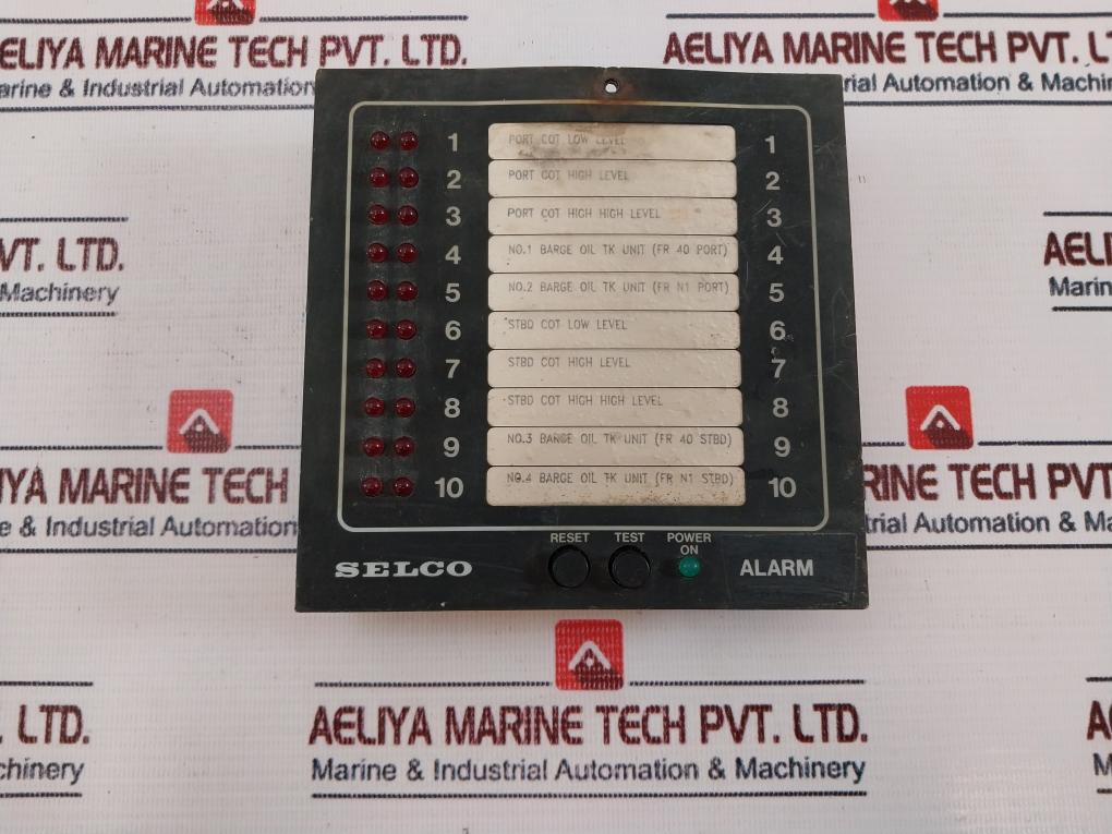 Selco M1000-24-00B Alarm Annunciator 24 Volt 307960