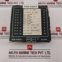 Selco M1000-24-10B Alarm Annunciator 211097 2B04 24 Volt