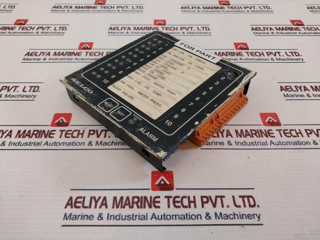 Selco M1000-24-10B Alarm Annunciator 211097 2B04 24 Volt