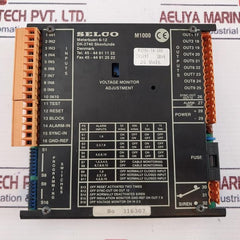 Selco M1000-24-10B Alarm Annunciator 211097 2B04 24 Volt