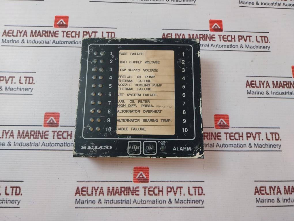 Selco M1000-24-10B Alarm Annunciator 24 Volt