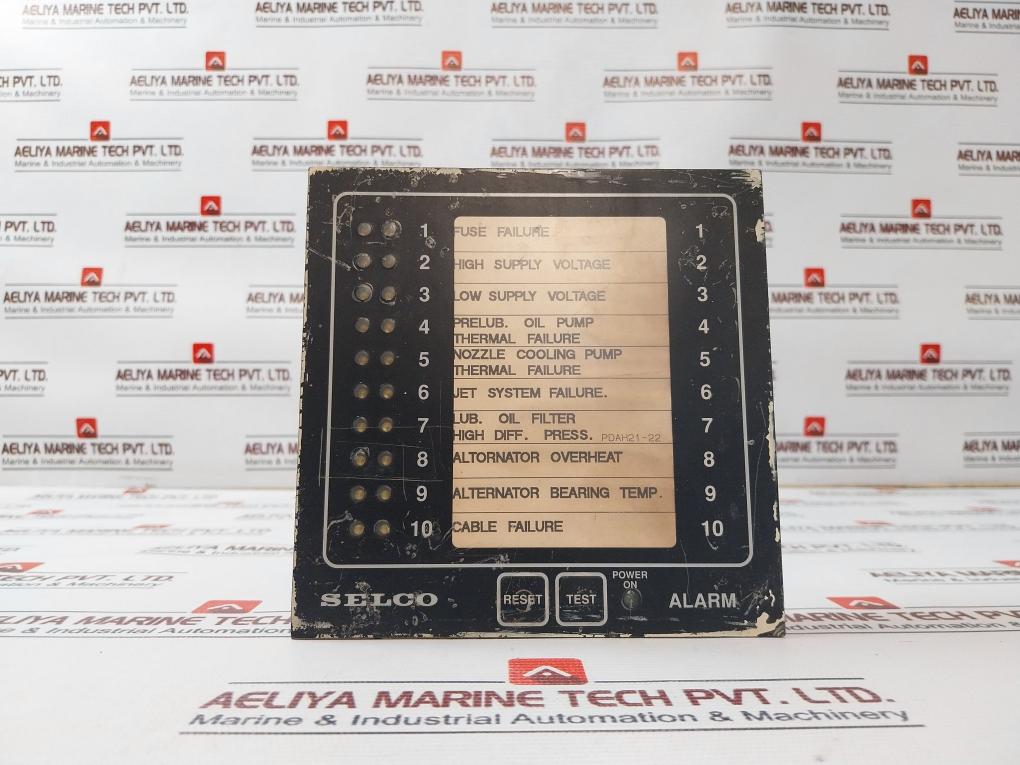 Selco M1000-24-10B Alarm Annunciator 24 Volt