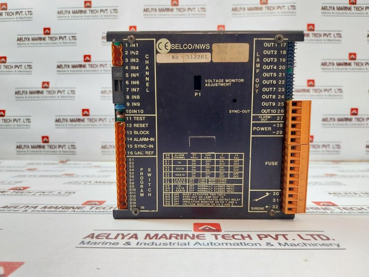 Selco M1000-24-10B Alarm Annunciator 24 Volt