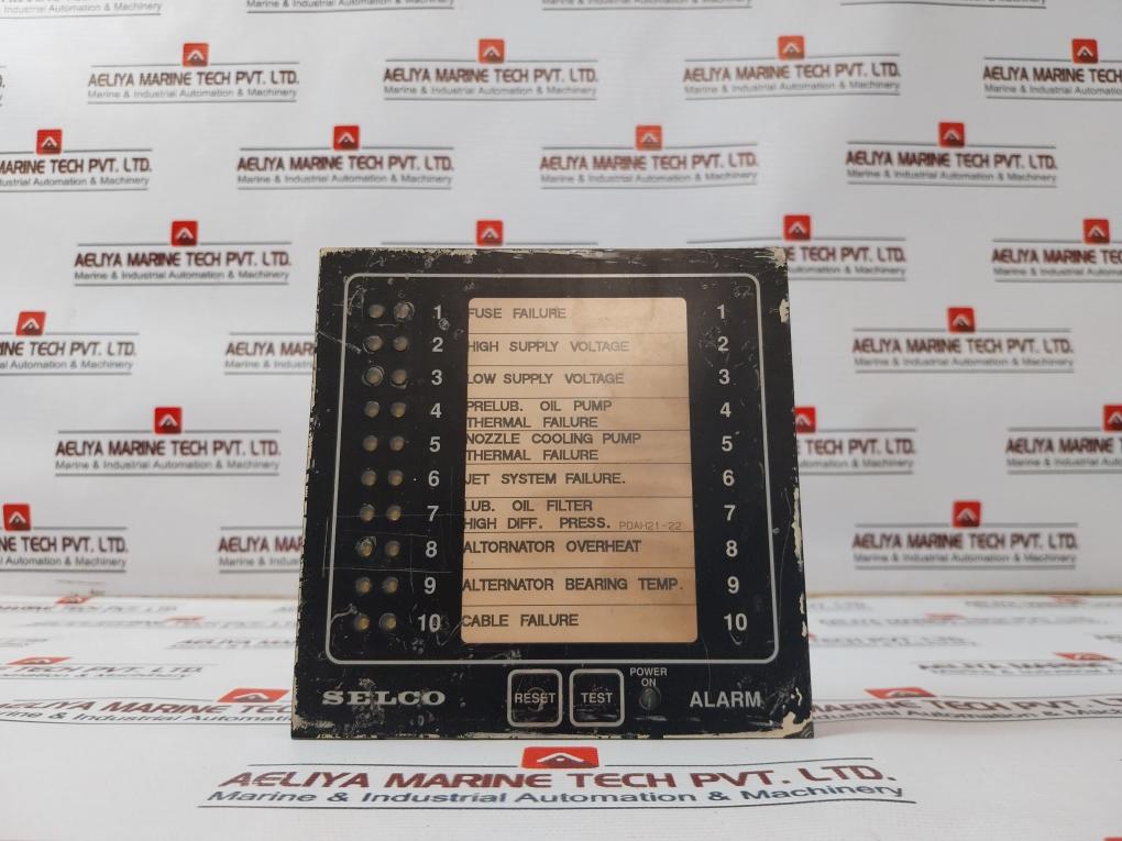 Selco M1000-24-10B Alarm Annunciator 24 Volt