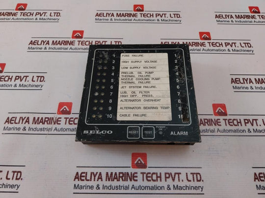 Selco M1000-24-10B Alarm Annunciator 24Volt 308425