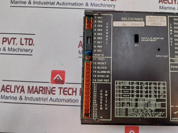 Selco M1000-24-10B Alarm Annunciator 24Volt 308425
