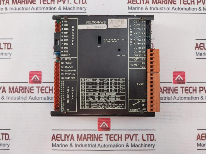 Selco M1000-24-10B Alarm Annunciator 24Volt 308425