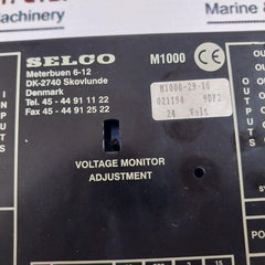 Selco M1000-29-10 Alarm Control Panel 24V
