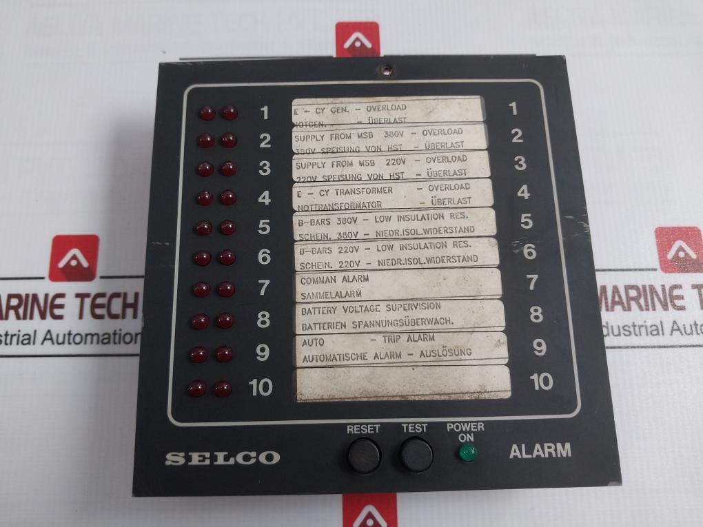 Selco M1000 Alarm Monitoring Panel 24V 303149