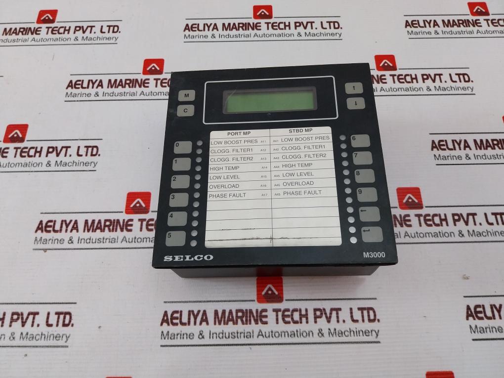 Selco M3000-30-00 Alarm Annunciator 24 Volt