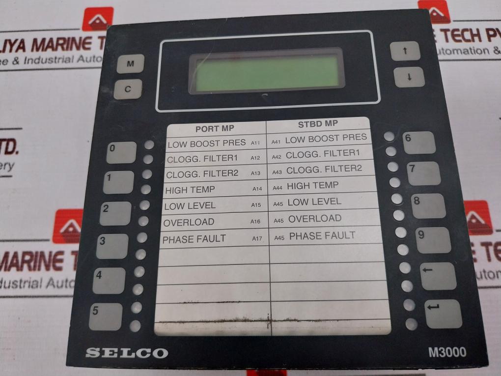 Selco M3000-30-00 Alarm Annunciator 24 Volt