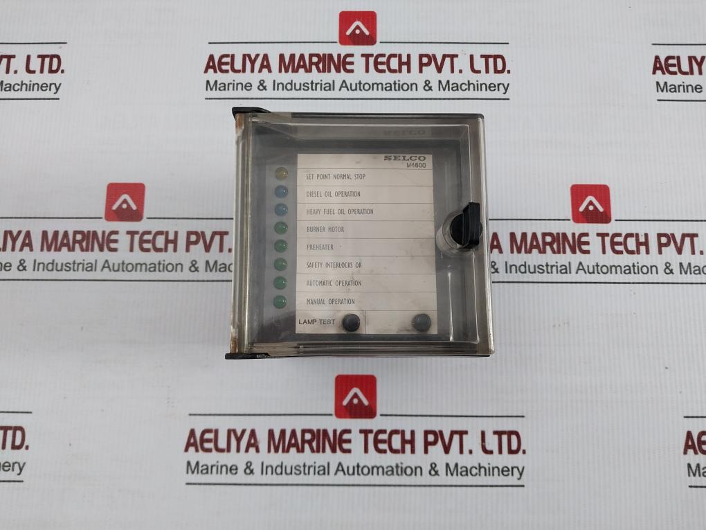 Selco M4600-00 Alarm Indicator Panel 24Vdc