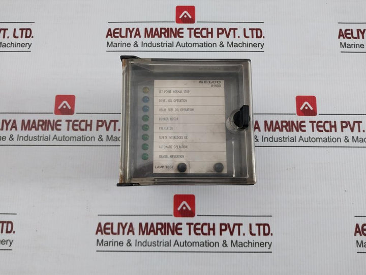 Selco M4600-00 Alarm Indicator Panel 24Vdc