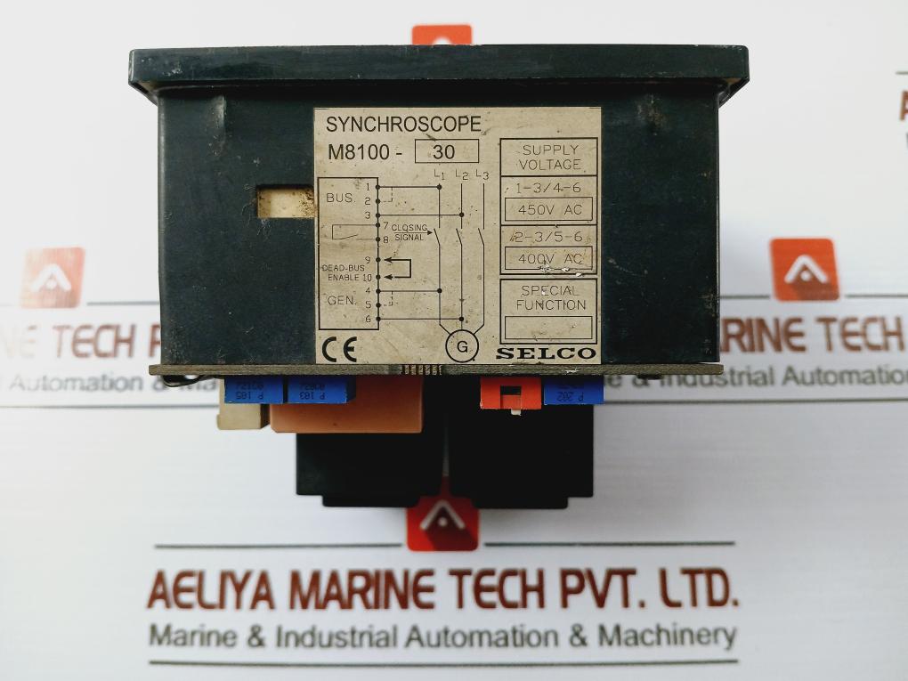 Selco M8100-30 Synchroscope Voltage Range 450-400-0v