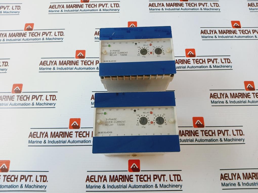 Selco T2200-02 3-Phase Over-Current Relay 5A