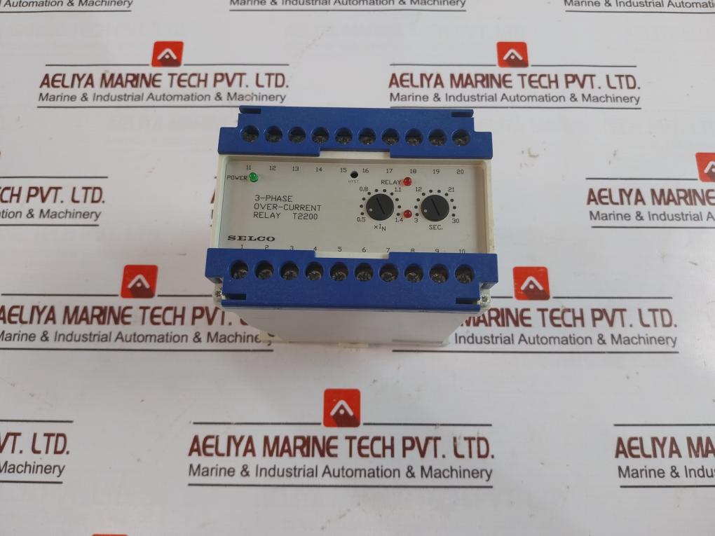 Selco T2200-02 3 Phase Over Current Relay Latching Reset 5-6 – Aeliya ...