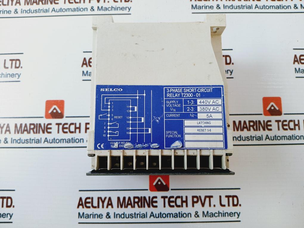 Selco T2300-01 3-Phase Short-Circuit Relay 5 Amp