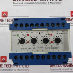 Selco T2400-06 3-phase Dual Over-current Relay 1A 380-440Vac