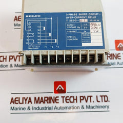 Selco T2500 3-Phase Short-Circuit+Over-Current Relay 50/60 Hz