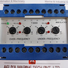Selco T3000-01 Frequency Relay 1-3 450V Ac, 2-3 400V Ac, 40-70Hz