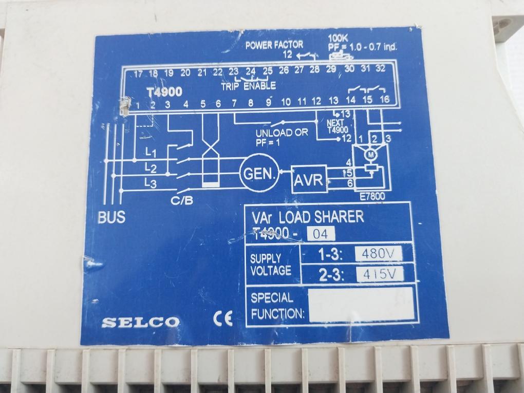 Selco T4900-04 Var Load Sharer