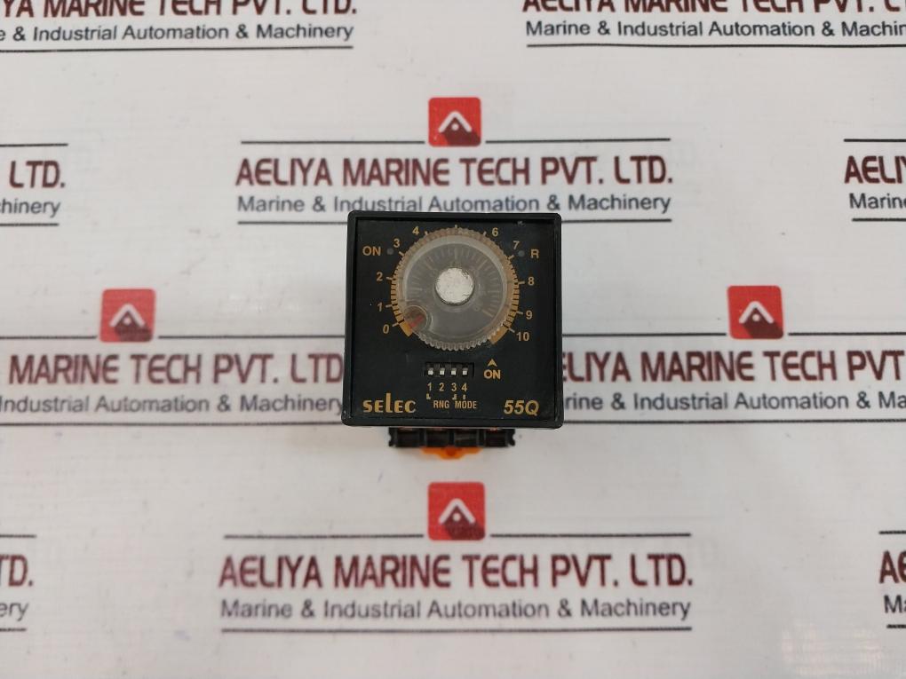 Selec 55q (V1.1)-p8 Panel Mounted Timer 230v Ac, 50/60hz
