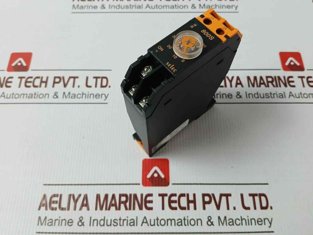 Selec 800S-1-on-60S Din Rail Timer A1/A2 230V Ac ±15% 50/60 Hz