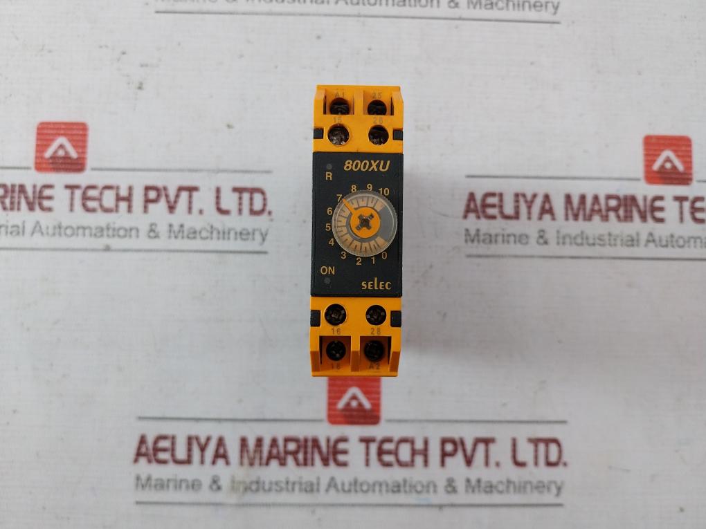 Selec 800Xu Programmable Electronic Timer Relay 5A 250 Vac/24 Vdc