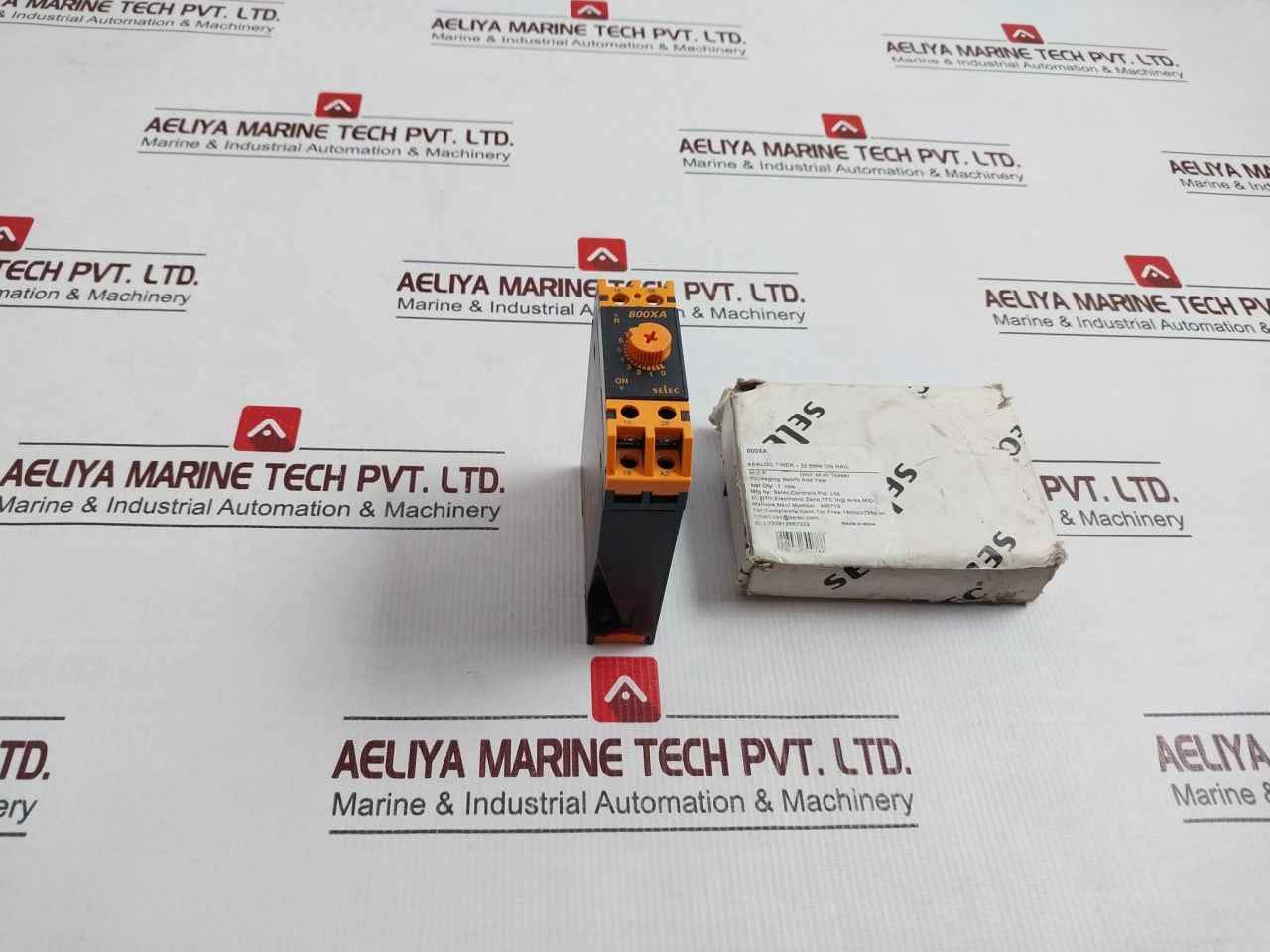 Selec 800xa Analog Timer-22.5mm Din Rail 50/60hz 5a 250v Ac 24v Dc