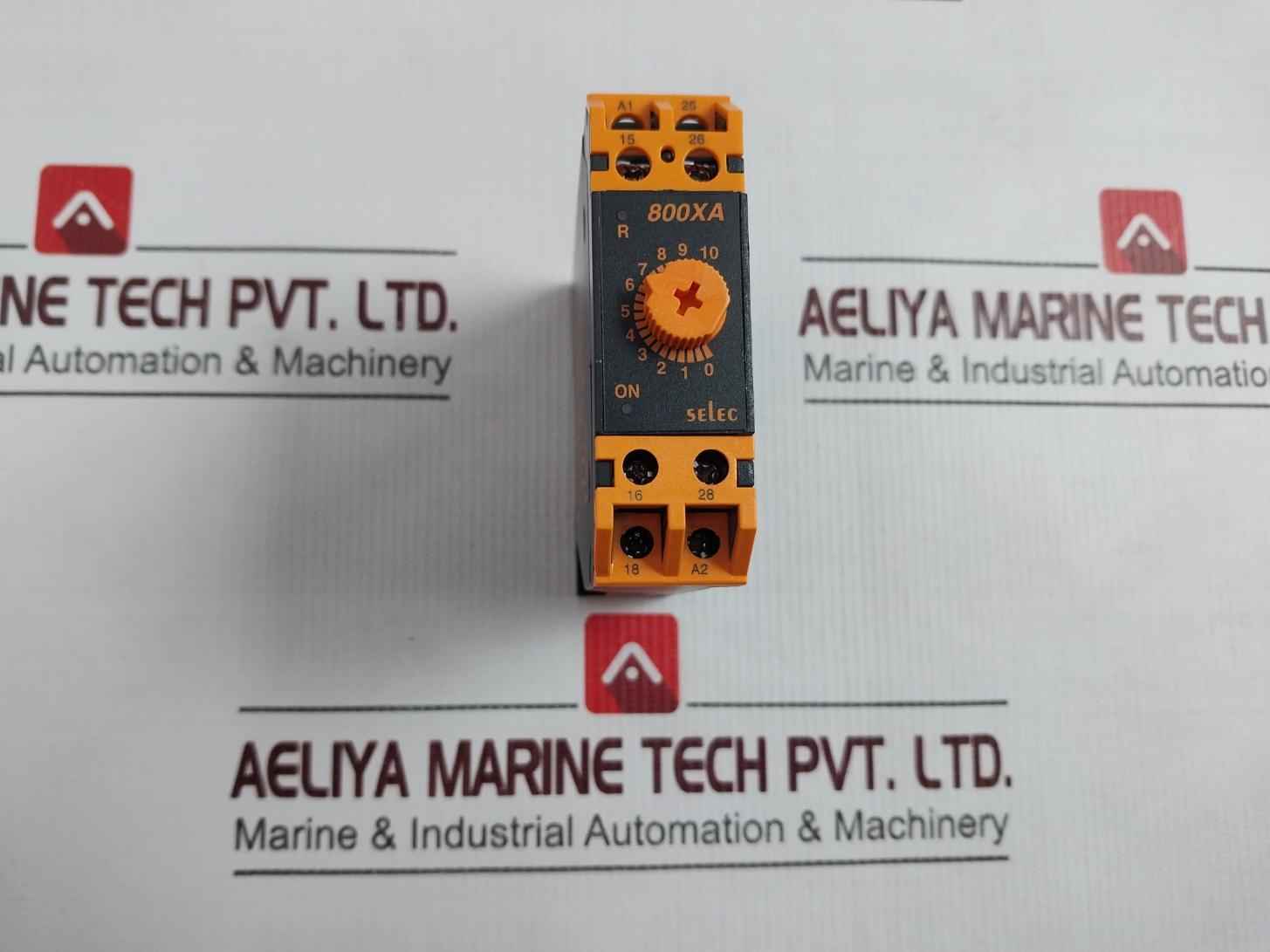 Selec 800xa Analog Timer-22.5mm Din Rail 50/60hz 5a 250v Ac 24v Dc