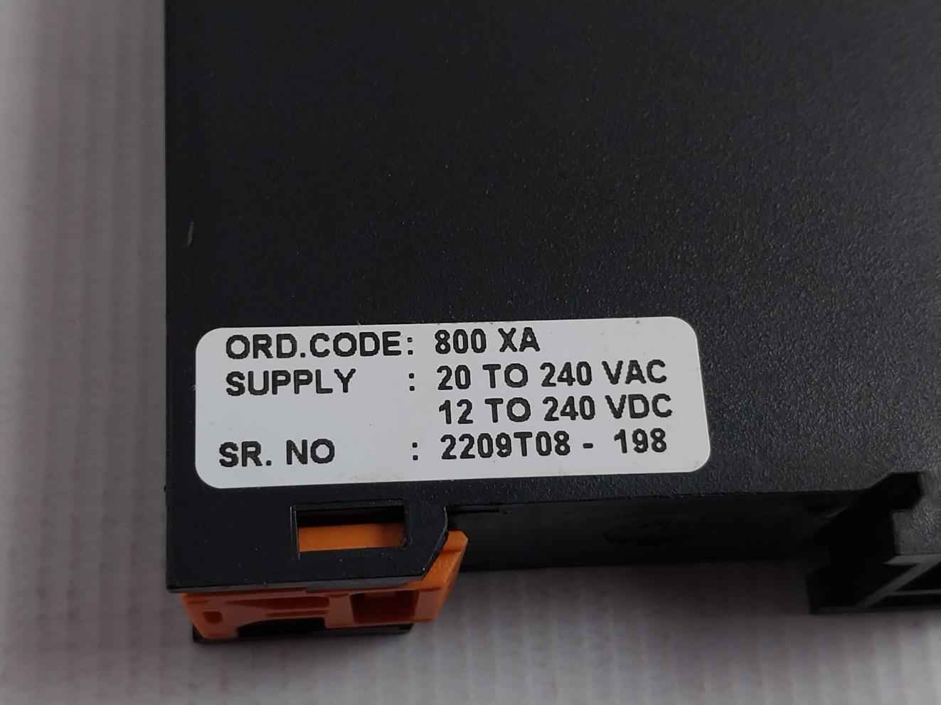 Selec 800xa Analog Timer-22.5mm Din Rail 50/60hz 5a 250v Ac 24v Dc