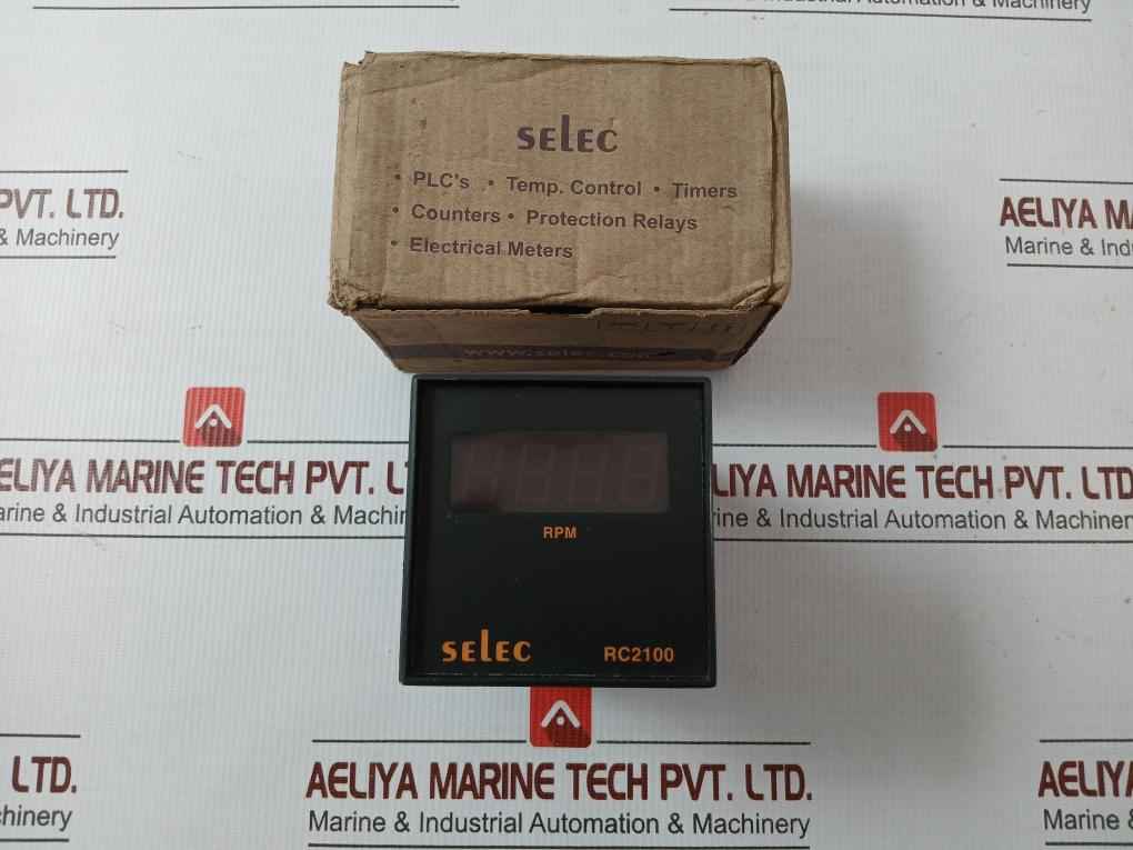 Selec 90 To 270Vac/Dc Digital Panel Meter Rc2100