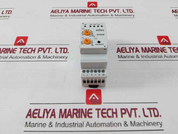Selec Efra2M Analog Earth Leakage Relay 8A 85V To 270V Ac/Dc