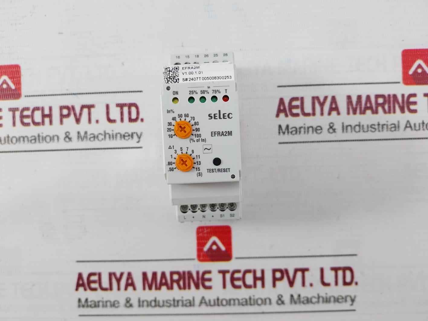 Selec Efra2M Analog Earth Leakage Relay 8A 85V To 270V Ac/Dc